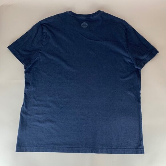Life Is Good Navy Blue Happy Hour Short Sleeve Crewneck Shirt Mens XL - Picture 5 of 6